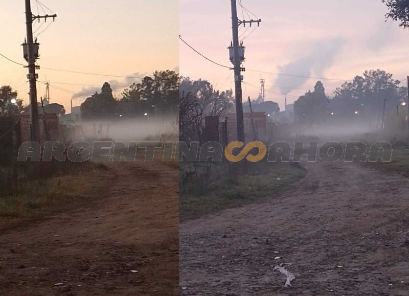 Imágenes de la contaminación en el barrio de La Matanza. (Foto: Argentina Ahora)