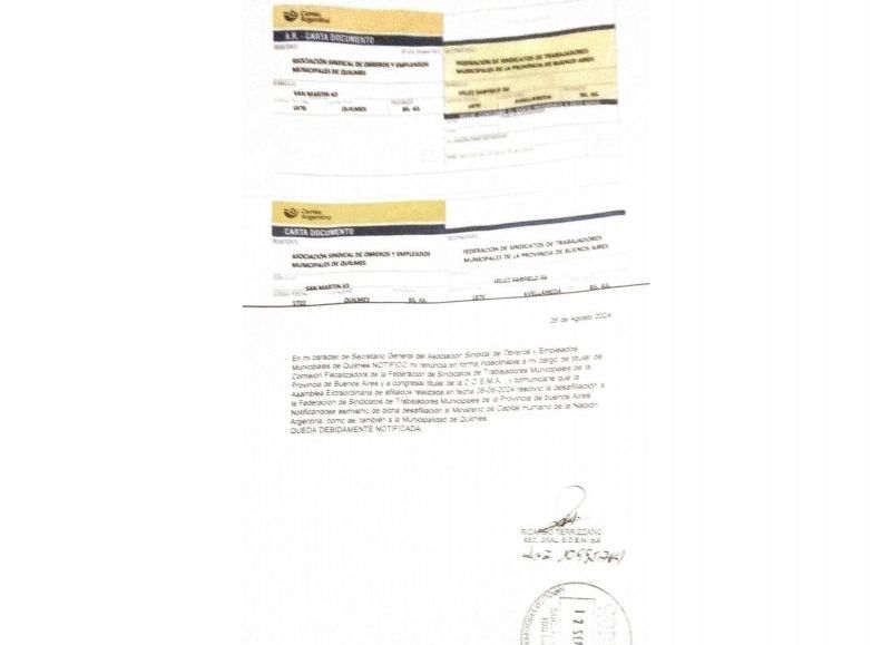 Carta documento.