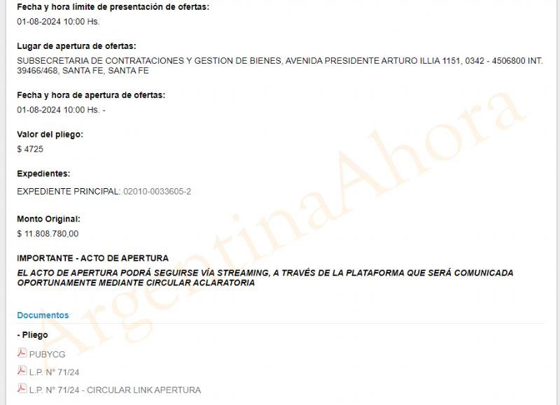 ¿12 millones? ¿Qué pasó una tormenta de arena por el lugar?, no hay que ni aclarar las intenciones de este tipo de licitaciones. (Imagen ArgentinaAhora)