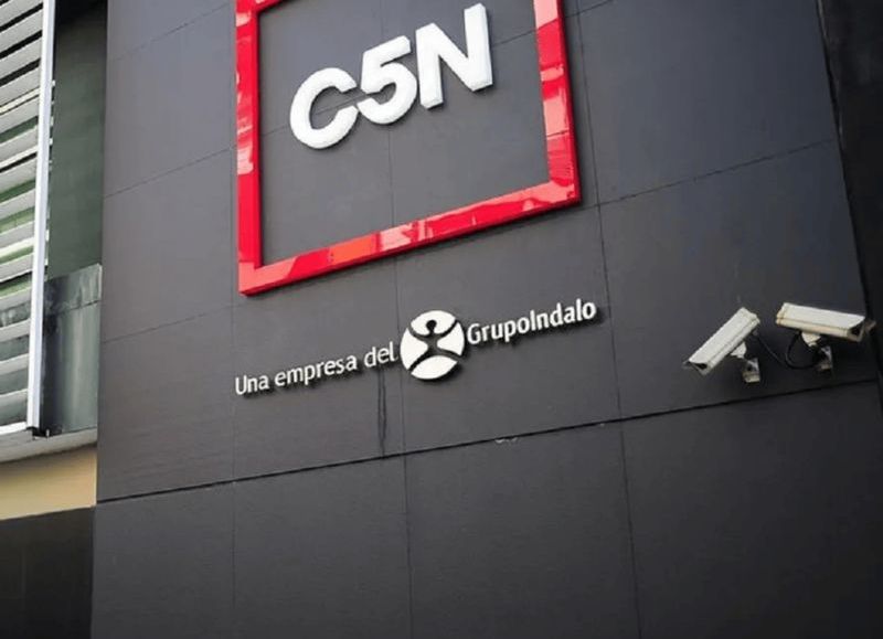 La sede del canal C5N del Grupo Indalo.