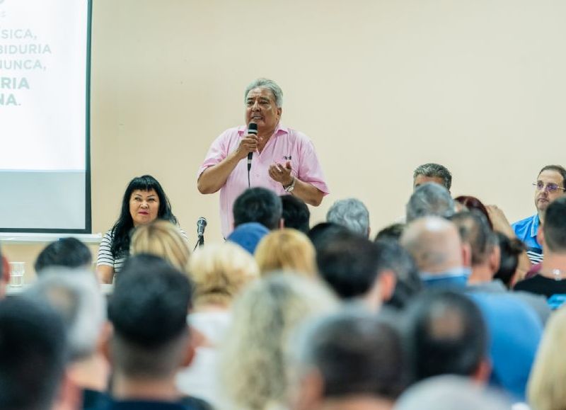 El conductor de Corriente de Pensamiento Bonaerense (CoPeBo), Julio Rubén Ledesma.